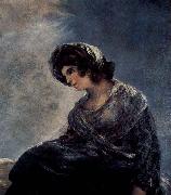 Francisco de Goya Milchmadchen von Bordeaux oil painting on canvas